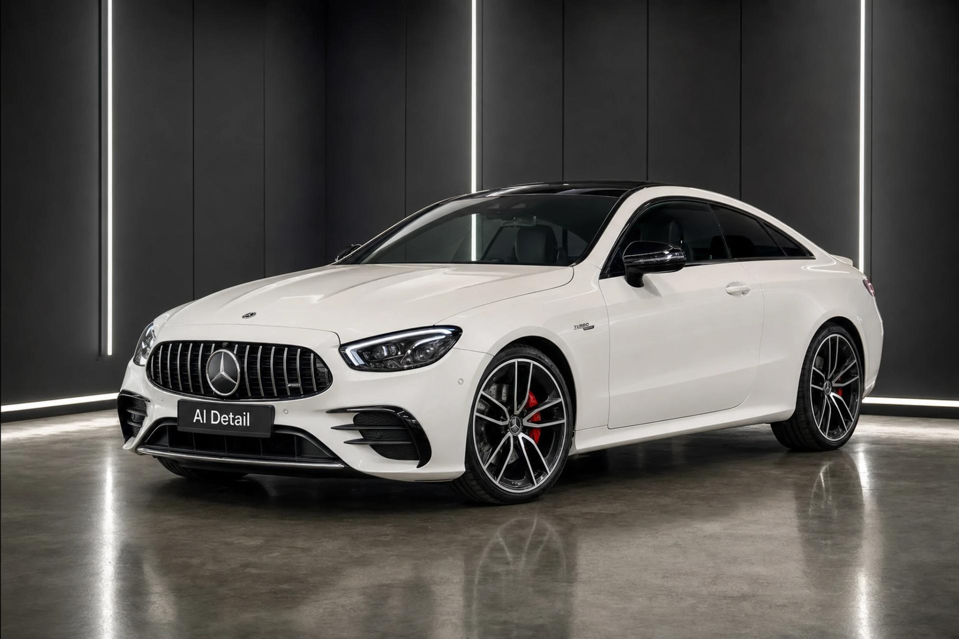 Mercedes-Benz E-Класс AMG Купе E 53, ракурс перед три четверти