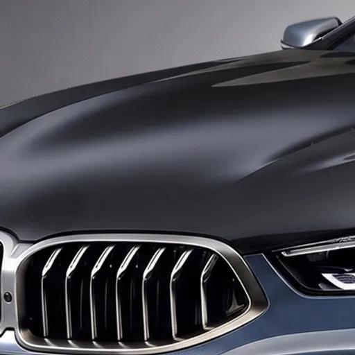 BMW 8 серии, капот — Матовый чёрный