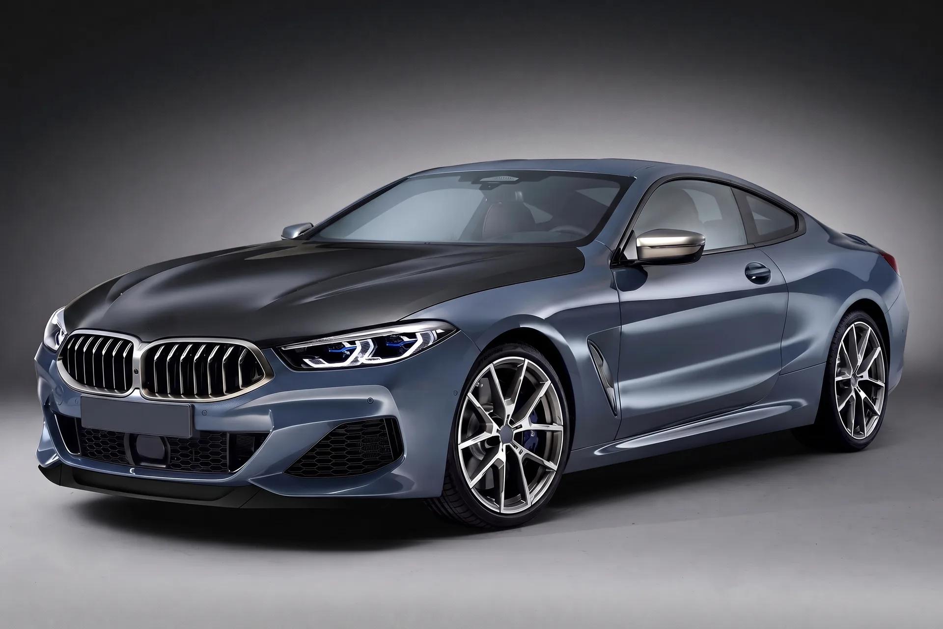 BMW 8 серии, капот — Матовый чёрный