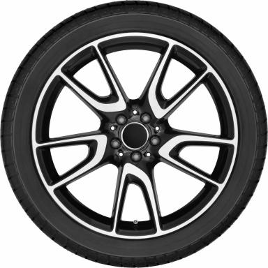 Диск Mercedes-AMG Multi-spoke V — Bicolor Black